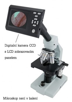 CCD kamera s LCD 3” PANEL pro MIKROSKOPY 44430