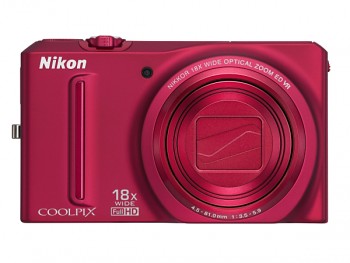 Nikon COOLPIX S9100 červený