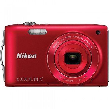 Nikon Coolpix S3300 červený