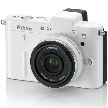 Nikon 1 V1 + 10MM F2.8 bílý