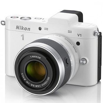 Nikon 1 V1 + 10-30 VR + 30-110 VR bílý