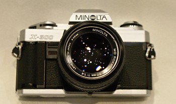 Minolta X-300 Obj. 50mm 1:1,4f MD ROKKOR 