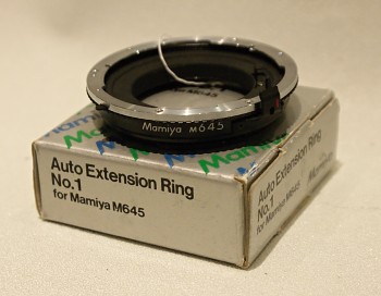 Mezikroužek pro Mamiya M645 no.1 + Krabice 