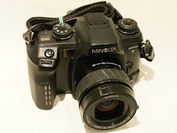 Minolta Maxxum 7 objektiv 35-80mm 1:4-5.6 