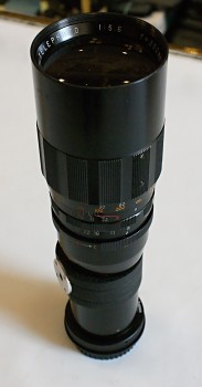 Objektiv Soligor 350mm 1:5,6 F bajonet Canon AF ale manual focus