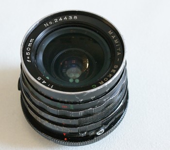 Objektiv Maiya Secor 50mm 4,5f pro RB 6x7