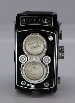Rolleiflex 6x6 Objektiv tessar 75mm 3,5F + Brašna