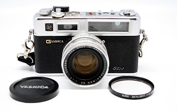 Yashica GSN Electro 35 Objektiv Yashinon Dx 45mm 1,7F + Brašna