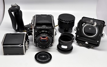 Bronica 6x6  set Nikkor-C 75mm 2,8f + kufr