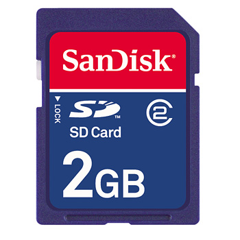 SanDisk Standard SD Card 2GB