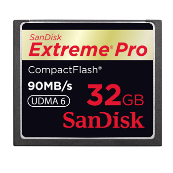 SanDisk Extreme Pro CompactFlash 90MB/s 32 GB
