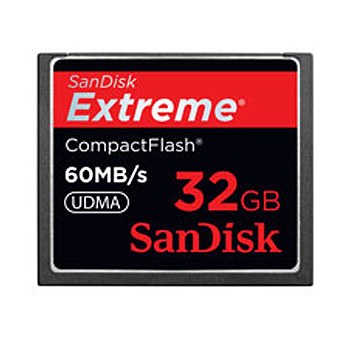 SanDisk Extreme CompactFlash Card 60MB/s 32 GB