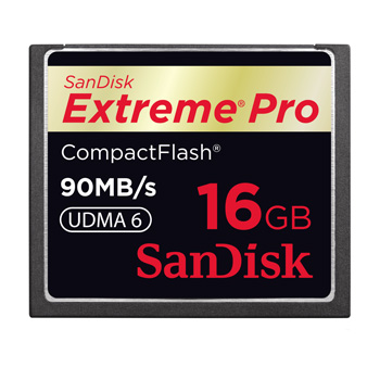 SanDisk Extreme Pro CompactFlash 90MB/s 16 GB