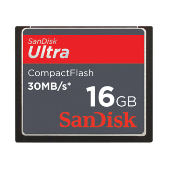 SanDisk CompactFlash ULTRA 16GB 30MB/s