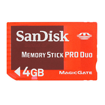 SanDisk MemoryStick PRO Duo Gaming 4 GB